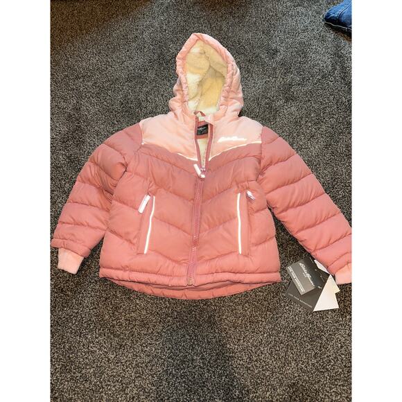 Eddie Bauer Pink/Grey Coat for Toddler Girl Size 2T - Picture 1 of 4
